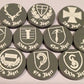 German Jager Division Unit Markers - (Set of 10) Acrylic
