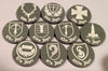 German Jager Division Unit Markers - (Set of 10) Acrylic