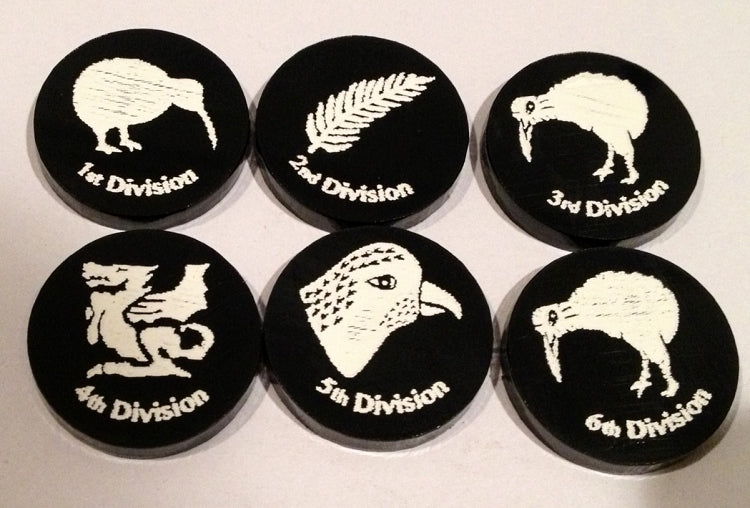 New Zealand Division Marker (Acrylic) (6/set)