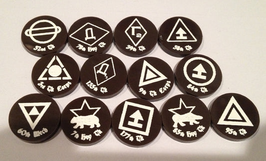 Russian Unit Markers (Acrylic) (13/set)
