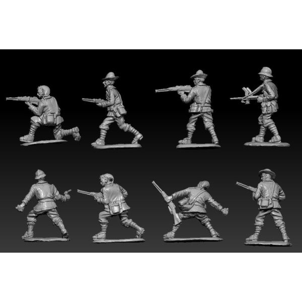 1/72 WWI Italian Heavy Weapons Soldiers with Guns (48) (HaT)