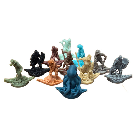 War Icons: Sunken Ships Naval Battle Marker (3D Printed) (xOne)
