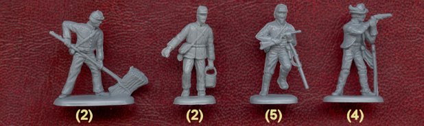 1/72 Confederate Cavalry Civil War Set (IMEX)