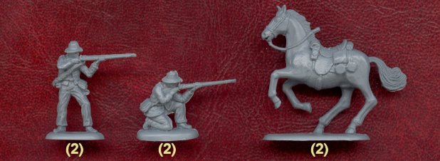 1/72 Confederate Cavalry Civil War Set (IMEX)