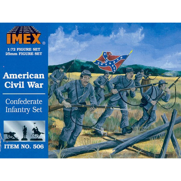 1/72 Civil War Confederate Infantry (IMEX)
