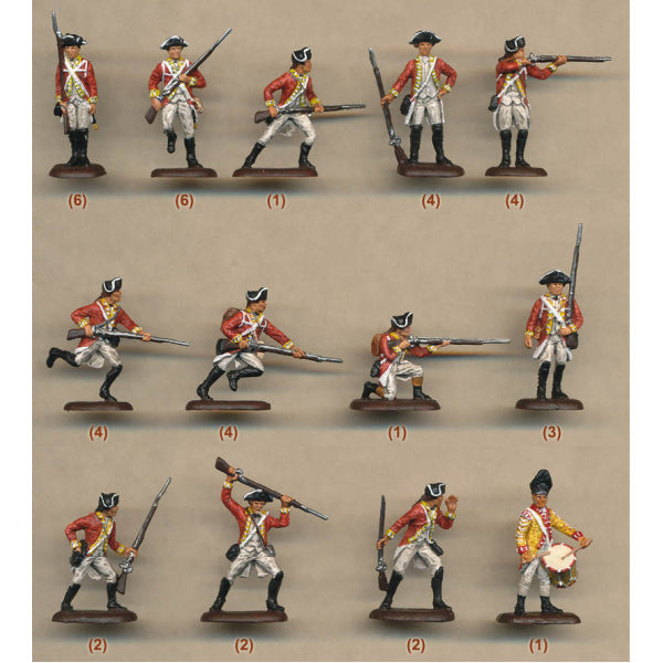 1/72 American Revolution British Redcoats (IMEX)
