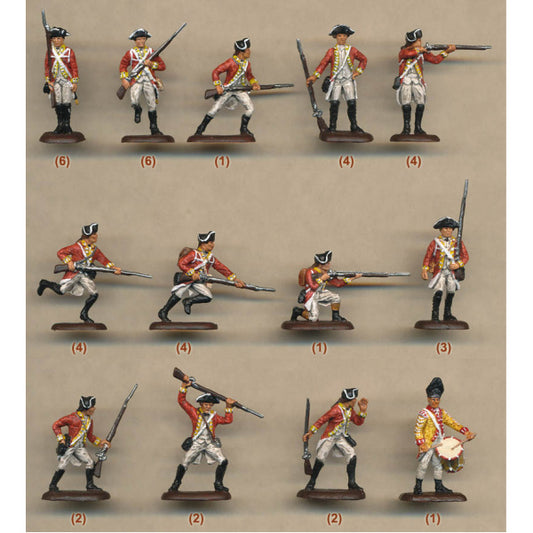 1/72 American Revolution British Redcoats (IMEX)