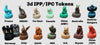 War Icons: Country faction 3d markers