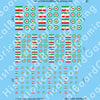 Decal Sheet, Iran GW-1985