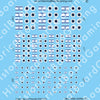 Decal Sheet, Israel GW-1985