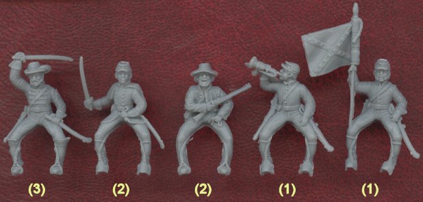 1/72 ACW Confederate Cavalry Box (Italeri)