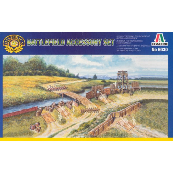 1/72 WWII Battlefield Accessory Set (Italeri)