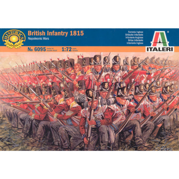 1/72 Napoleonic British Infantry 1815 (Italeri)