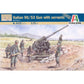 1/72 WWII Italian 90/53 Gun w/6 Crew (Italeri)
