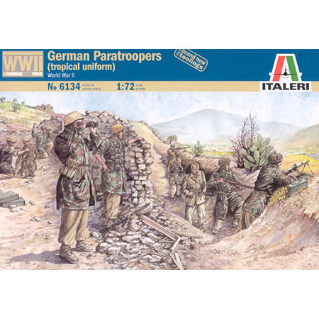 1/72 WWII German Paratroopers Tropical Uniform Box (Italeri)
