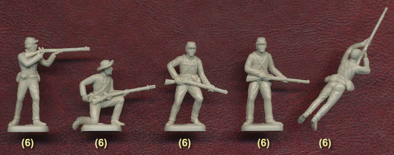 1/72 ACW Confederate Infantry Box (Italeri)