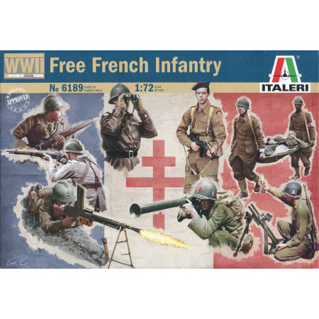 1/72 Free French WW2 Infantry Box (Italeri)