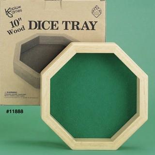 Wooden Dice Tray -Hex