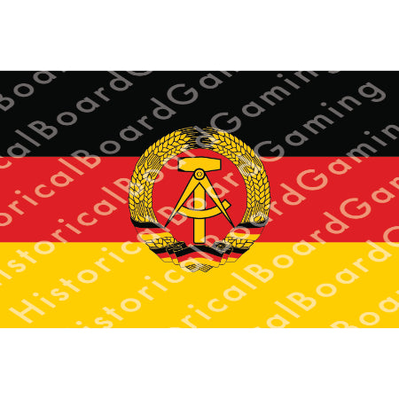 HBG Battle Labels-East German Flag (1959-1990)