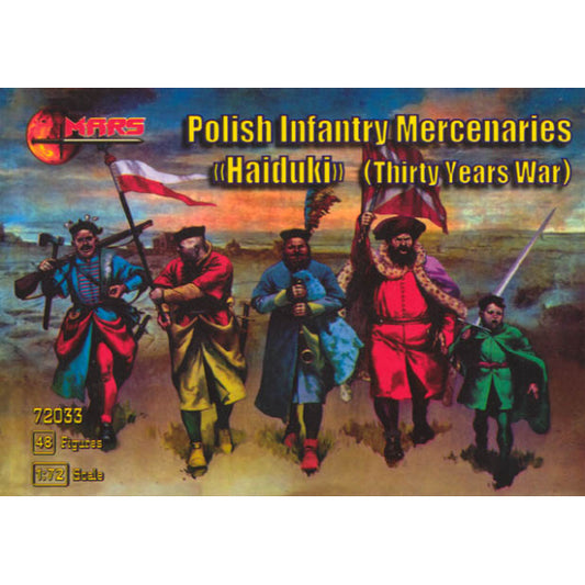 1/72 Polish Infantry Mercenaries (Haiduks) (Mars)