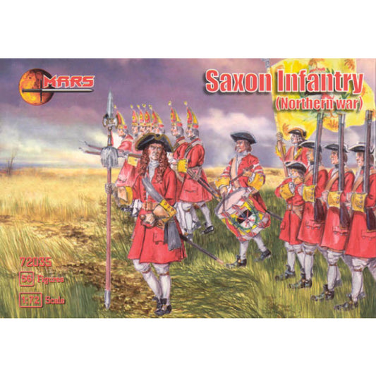 1/72 Great Northern War Saxon Infantry (Mars)