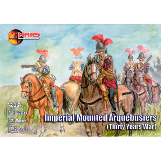 1/72 Thirty Years War Imperial Mounted Arquebusiers (Mars)