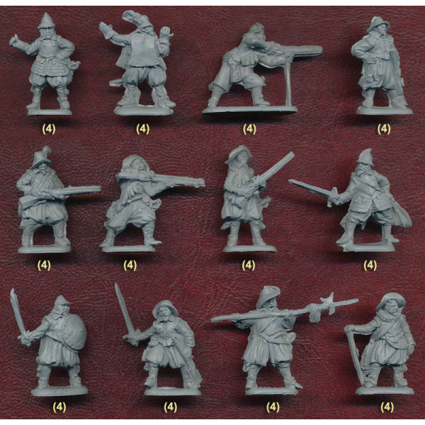 1/72 Thirty Years War Imperial Mercenary Infantry in Summer Dress (Mars)