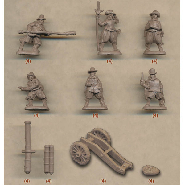 1/72 Thirty Years War Swedish Leather Guns (Mars)