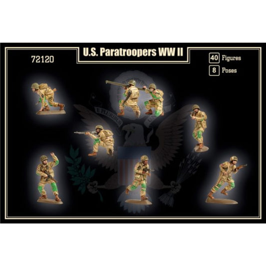 1/72 WWII WWII US Paratroopers (40) (Mars)