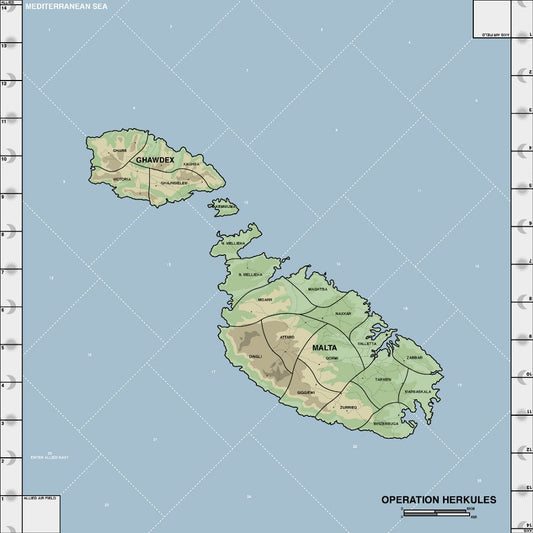 Operation Hercules-Invasion of Malta Custom Map & Rules