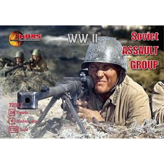1/72 WWII Soviet Assault Group Box (Mars)
