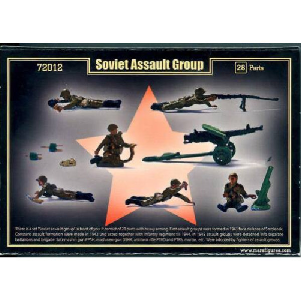 1/72 WWII Soviet Assault Group Box (Mars)
