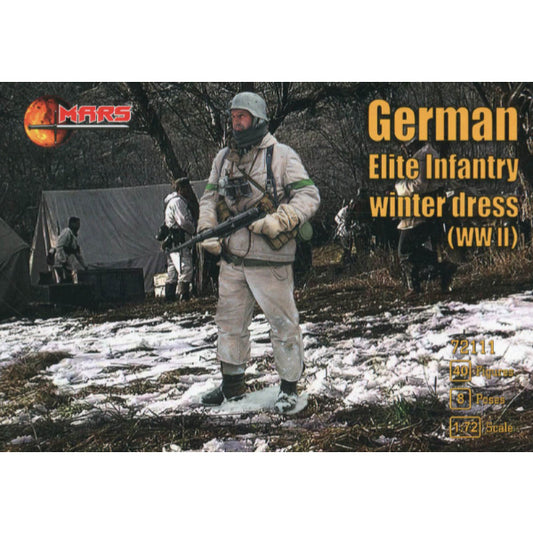 1/72 WWII German Elite Infantry (Winter Dress) Box (Mars)