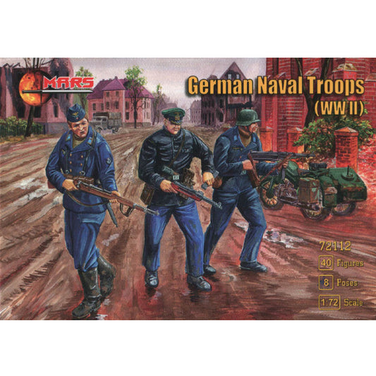 1/72 WWII German Naval Troops Box (Mars)