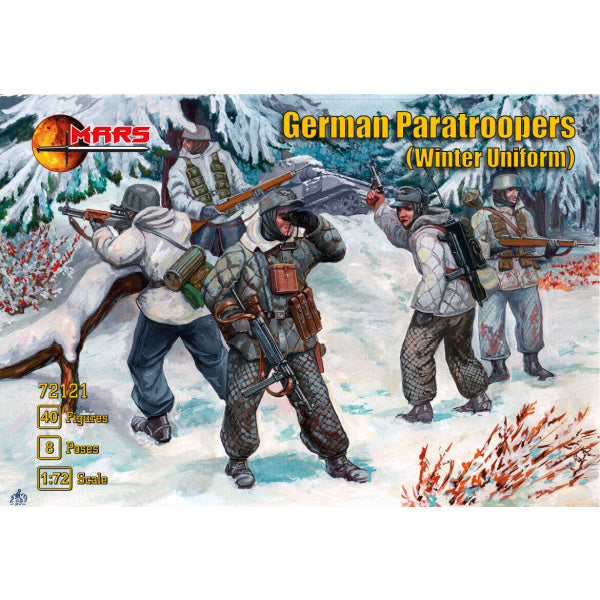 1/72 WWII German Paratroopers (Winter Uniform) Box (Mars)