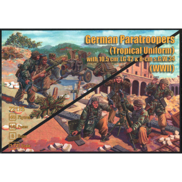 1/72 German Paratroopers (Tropical Uniform) (Mars)
