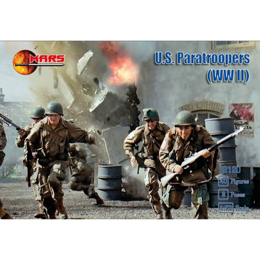1/72 WWII WWII US Paratroopers (40) (Mars)