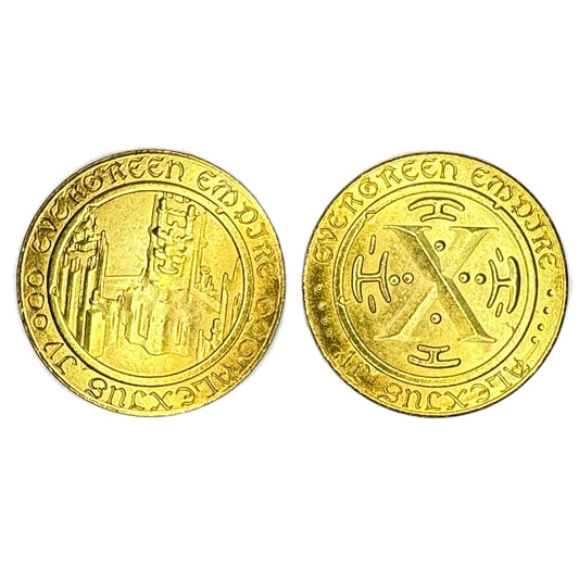Metal Roman Numerals Coin Set