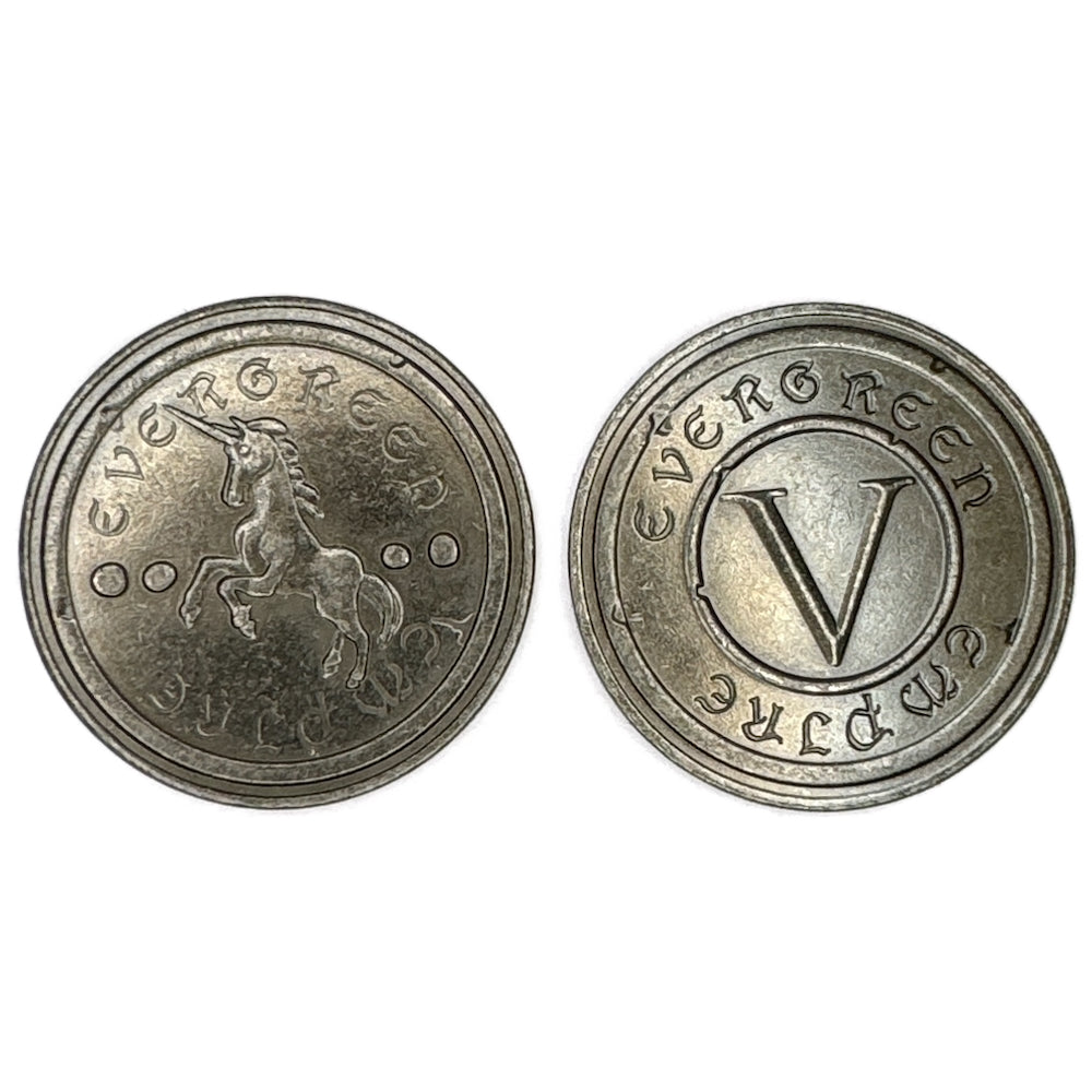 Metal Roman Numerals Coin Set