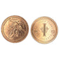 Metal Roman Numerals Coin Set