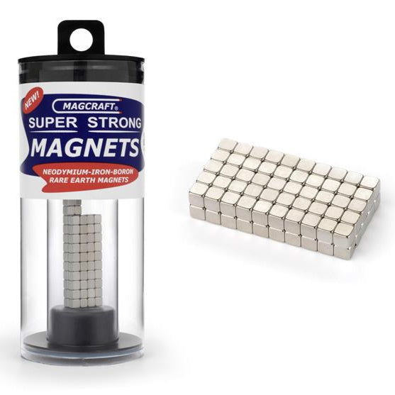 Rare Earth Cube Magnets 1/8" (100)