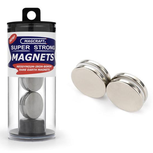 Rare Earth Disc Magnets 1" x 1/8 (4)
