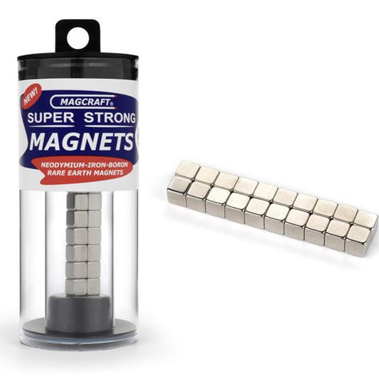 Rare Earth Cube Magnets 1/4" (20)