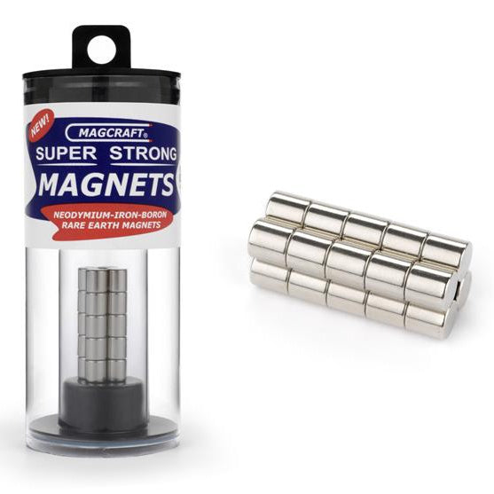 Rare Earth Rod Magnets 1" x 1" x 1/8" (20)