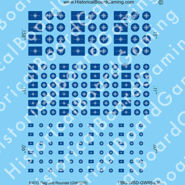 Decal Sheet, NATO GW-1985