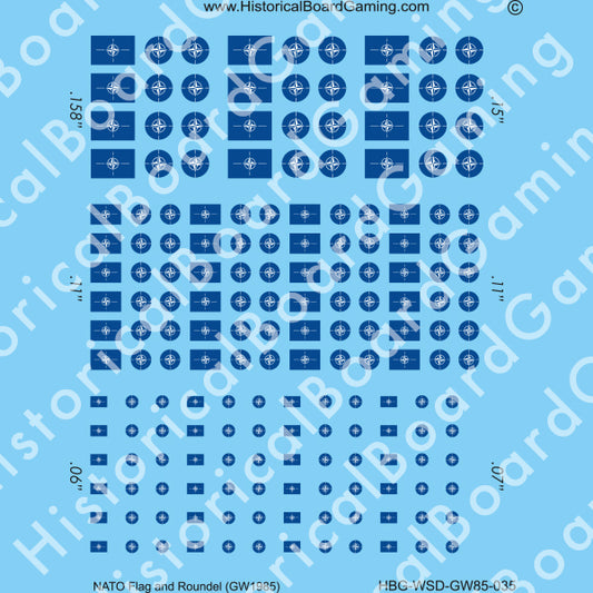 Decal Sheet, NATO GW-1985