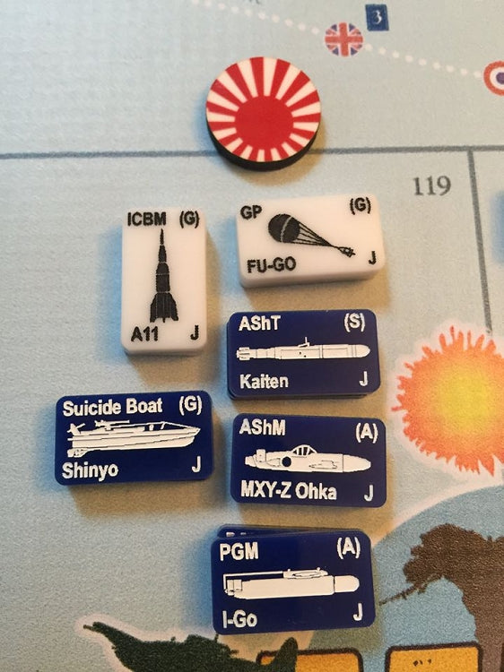 U.K. & Japan Ordnance Set #2 (Acrylic) (GW1936 Expansion)