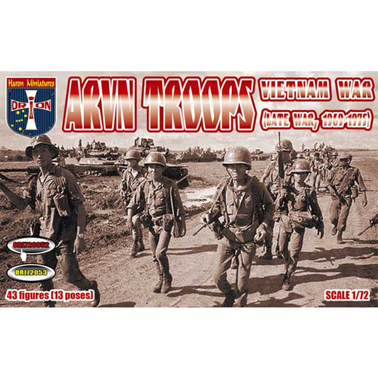 1/72 Vietnam War ARVN Troops (Late War) Box (Orion)