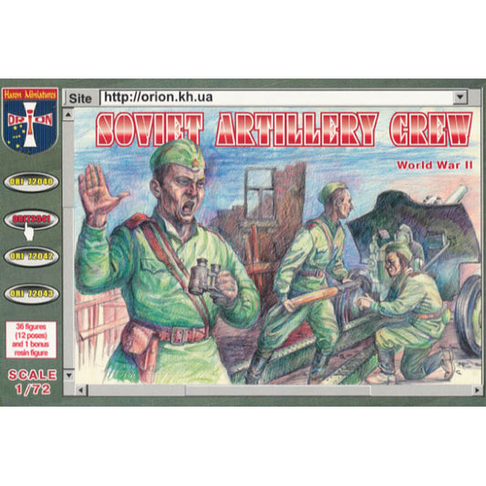 1/72 Soviet Artillery Crew Box (Orion)