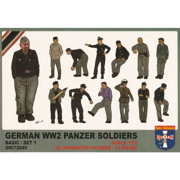 1/72 German WWII Panzer Soldiers (Basic Set 1) Box (Orion)